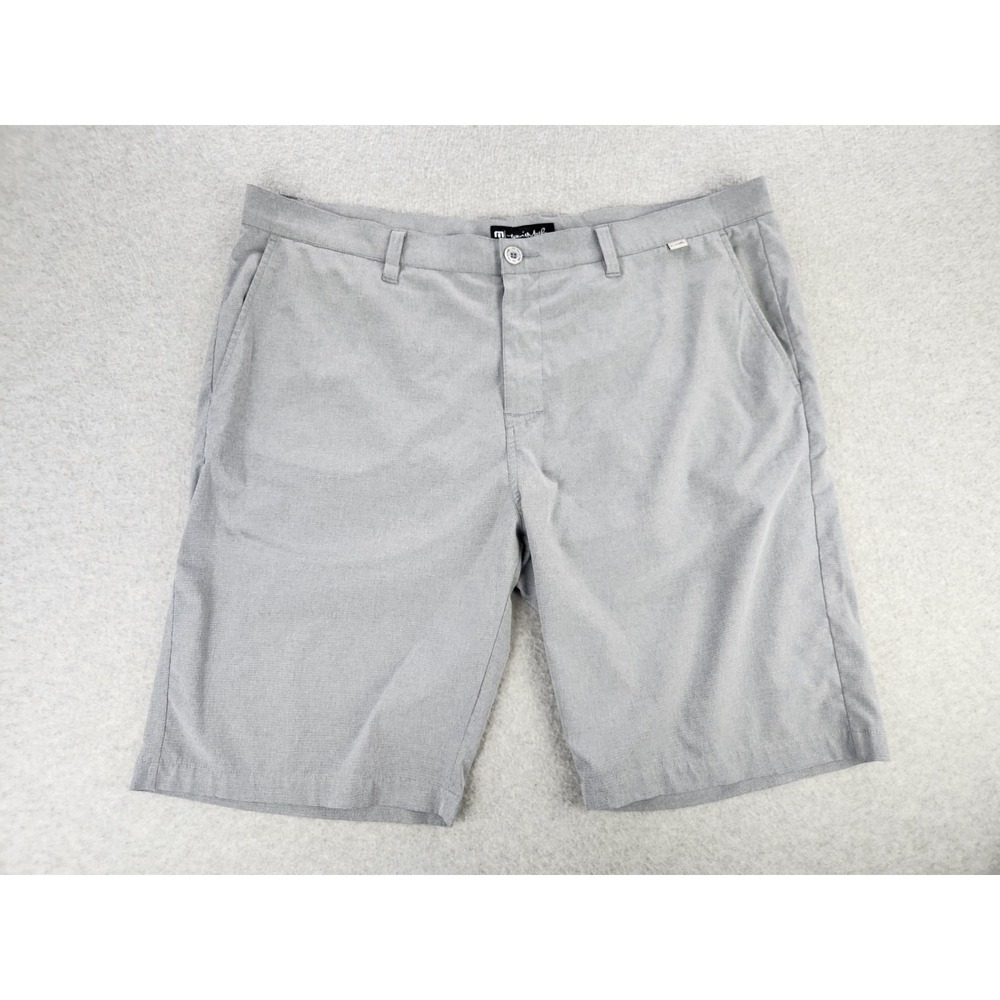 Travis Mathew Mens Size 44 Lifestyle Performance Carlsbad Gray Golf Shorts 2XL‎